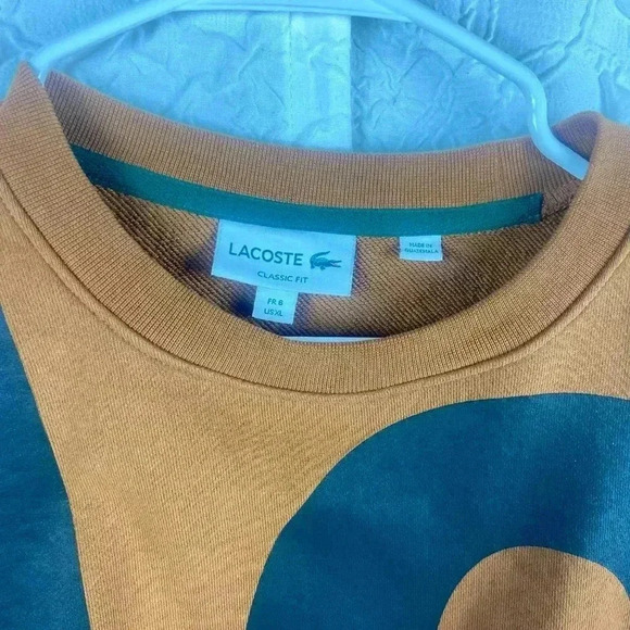 Lacoste Men Contrast Lettering Cotton - Picture 4 of 10